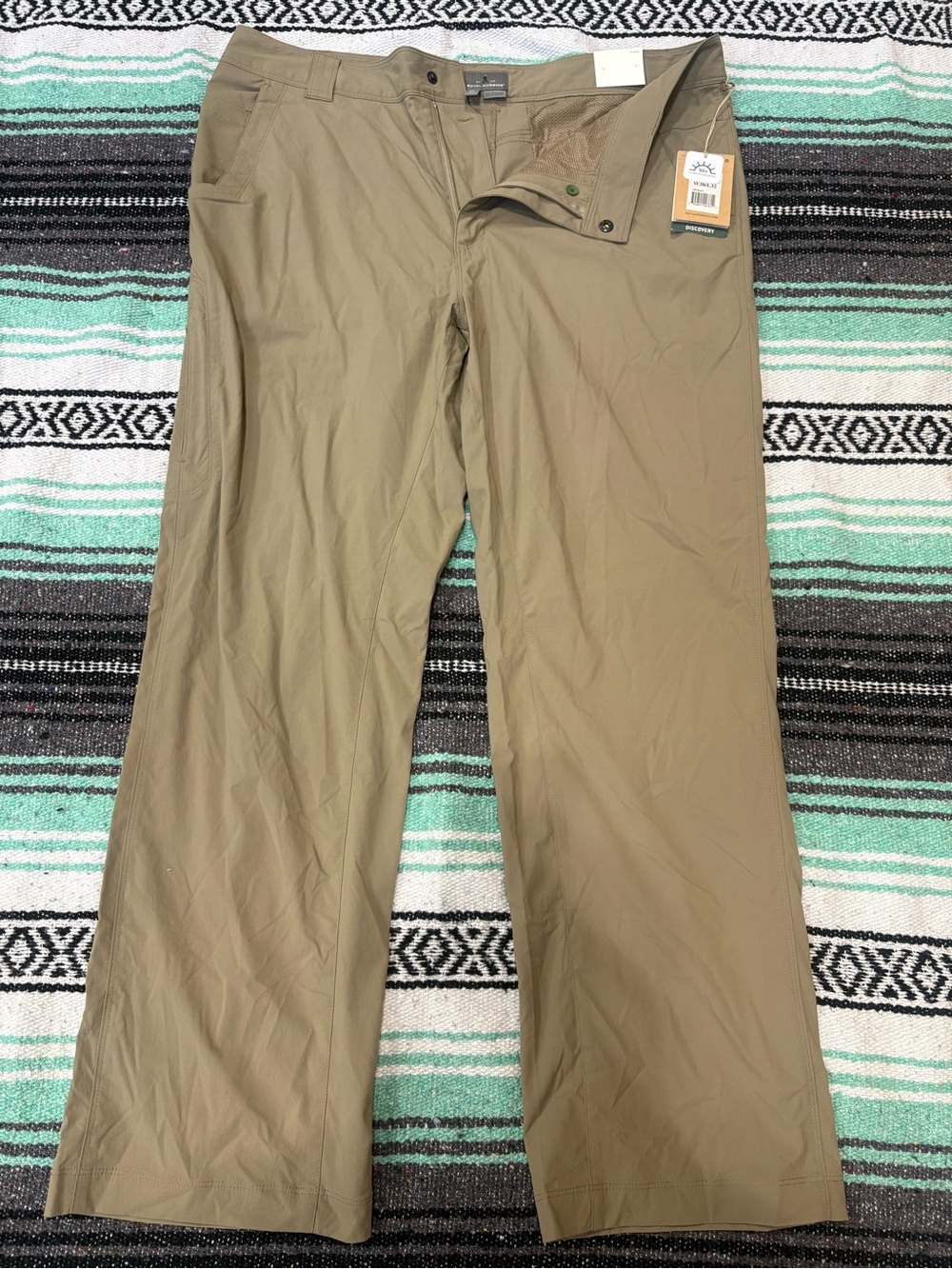 Royal Robbins Men's Olive/Tan Pants